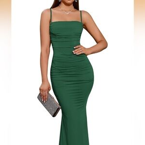Elegant Green Evening Gown